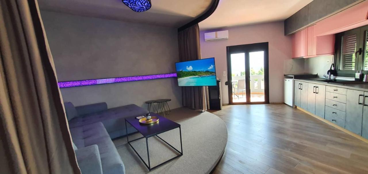 Nina Apartment Hriszí Aktí Haniá Kültér fotó