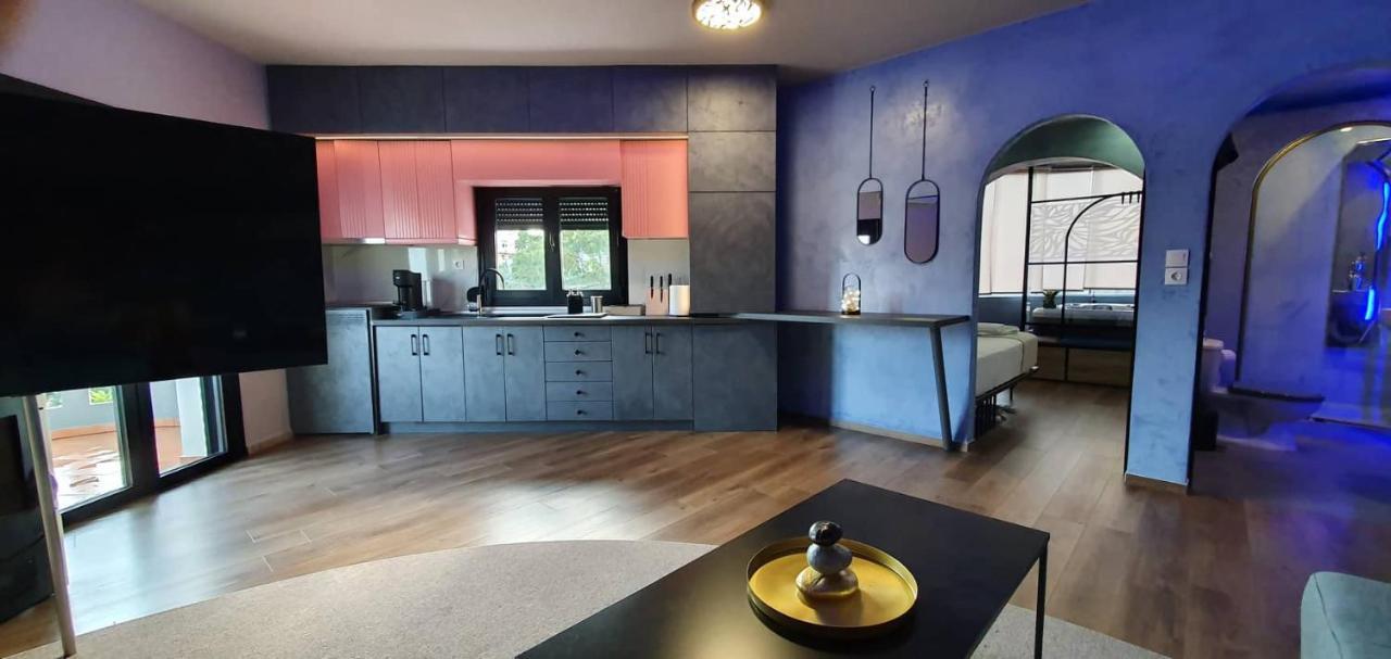Nina Apartment Hriszí Aktí Haniá Kültér fotó