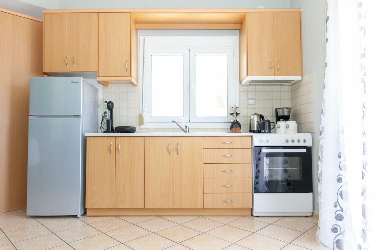 Nina Apartment Hriszí Aktí Haniá Kültér fotó